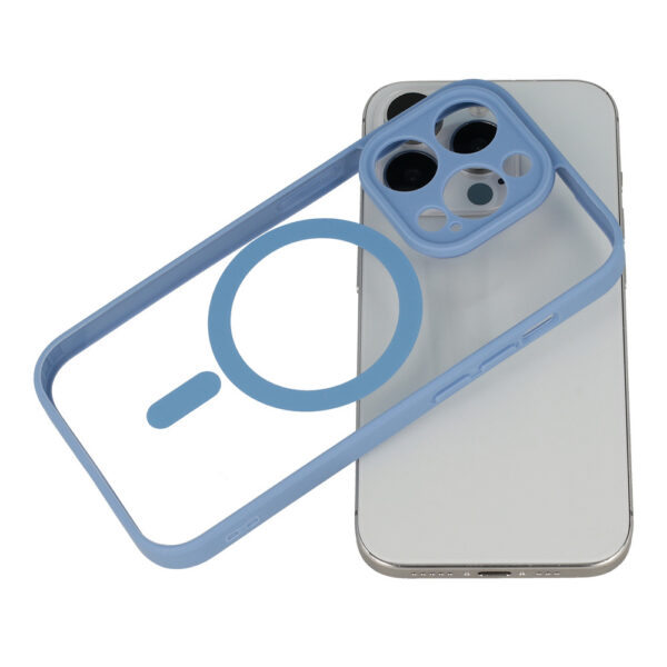 Acrylic Color Magsafe Case do Iphone 12 jasnoniebieski - obrazek 4