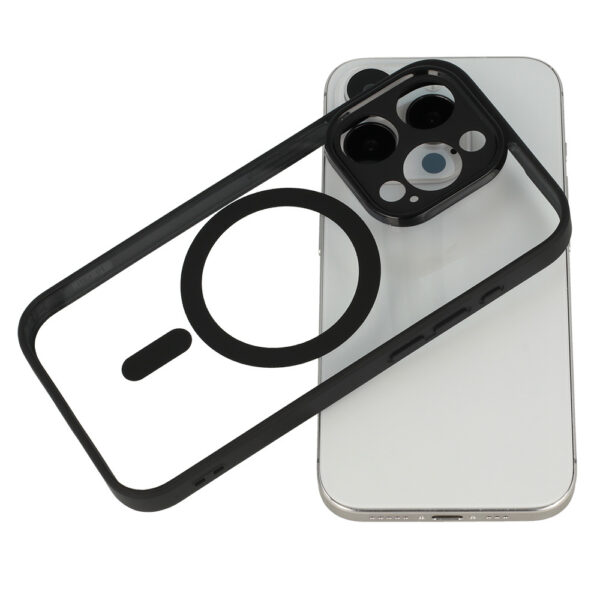 Acrylic Color Magsafe Case do Iphone 13 Pro czarny - obrazek 4