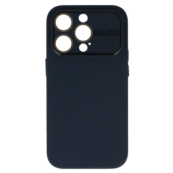 Tel Protect Lichi Soft Case do Iphone 12 granatowy - obrazek 2