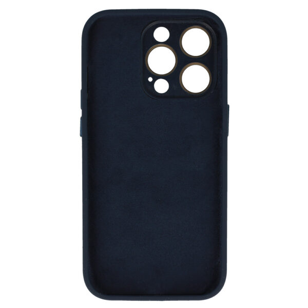 Tel Protect Lichi Soft Case do Iphone 12 granatowy - obrazek 3