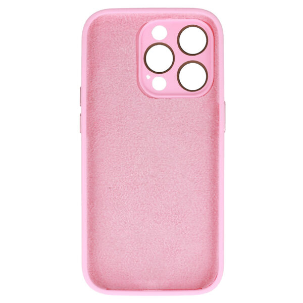 Tel Protect Lichi Soft Case do Iphone 13 Pro Max jasnoróżowy - obrazek 3