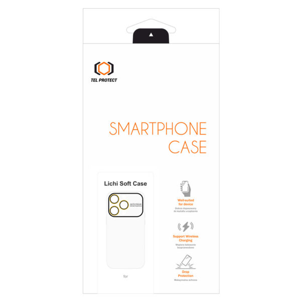 Tel Protect Lichi Soft Case do Iphone 15 Plus biały - obrazek 6