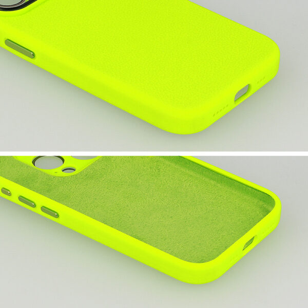 Tel Protect Lichi Soft Case do Iphone 15 Plus limonka - obrazek 4