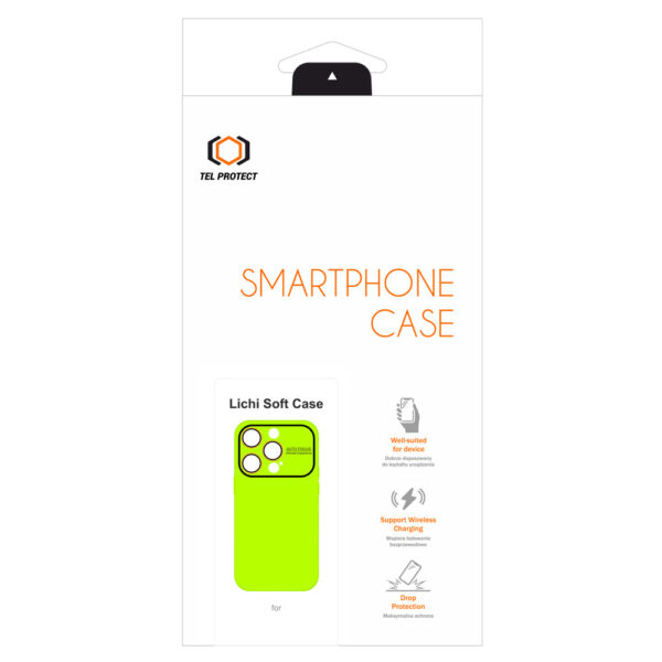 Tel Protect Lichi Soft Case do Iphone 15 Plus limonka - obrazek 6