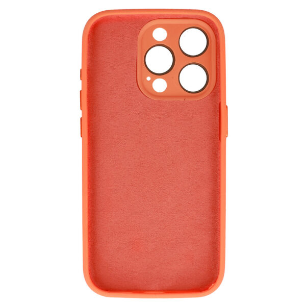 Tel Protect Lichi Soft Case do Iphone 15 Plus pomarańczowy - obrazek 3