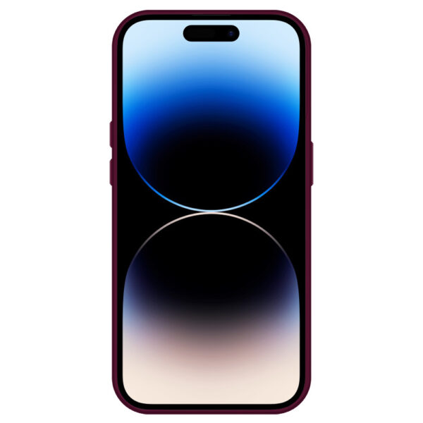 Tel Protect Kickstand case + szkło na aparat (lens) do Iphone 11 burgundowy - obrazek 4