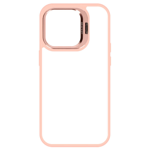 Tel Protect Kickstand case + szkło na aparat (lens) do Iphone 11 Pro jasnoróżowy - obrazek 5