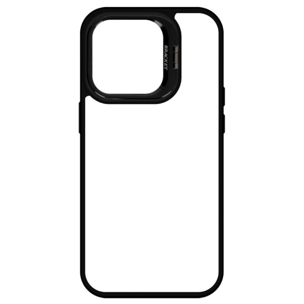 Tel Protect Kickstand case + szkło na aparat (lens) do Iphone 11 Pro Max czarny - obrazek 5