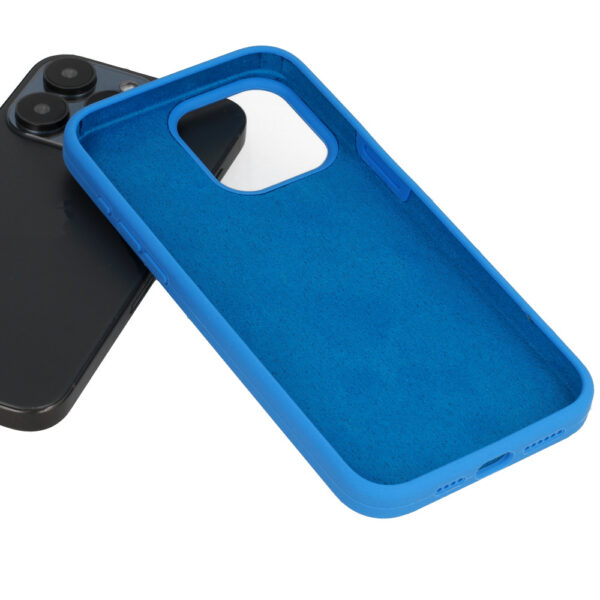 Silicone Lite Case do Iphone 13 Pro niebieski - obrazek 4