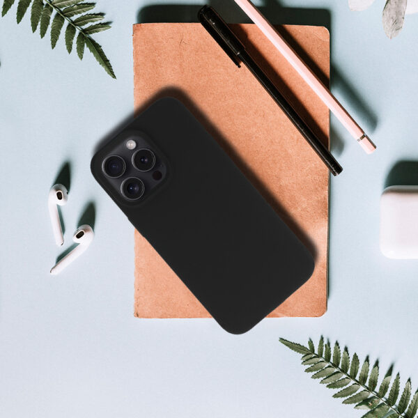 Silicone Lite Case do Xiaomi Redmi 9A czarny - obrazek 6