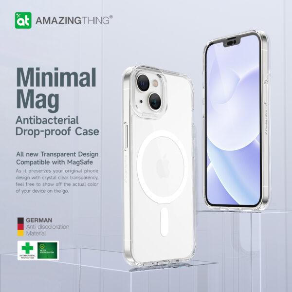 Amazing Thing Etui Minimal Magsafe Case 6.6FT IP146.7MMINCL do Iphone 14 Plus przezroczysty - obrazek 7