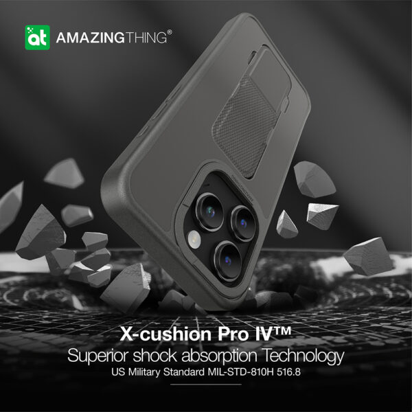 Amazing Thing Etui Matte Pro Mag Case 12FT IP156.1PMPBK do Iphone 15 Pro czarny - obrazek 8