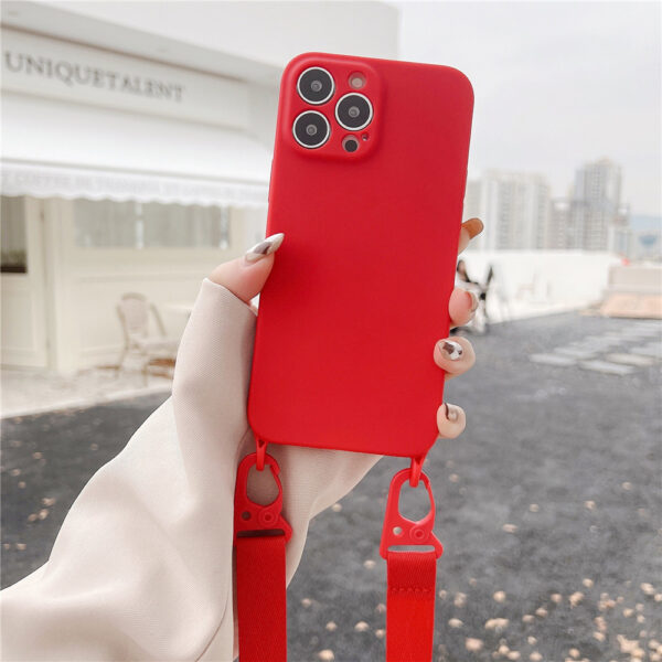 Strap Silicone Case do Iphone 11 wzór 2 czerwony - obrazek 7