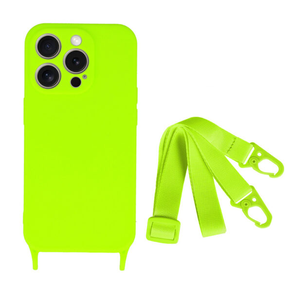 Strap Silicone Case do Iphone 11 wzór 2 limonka - obrazek 2