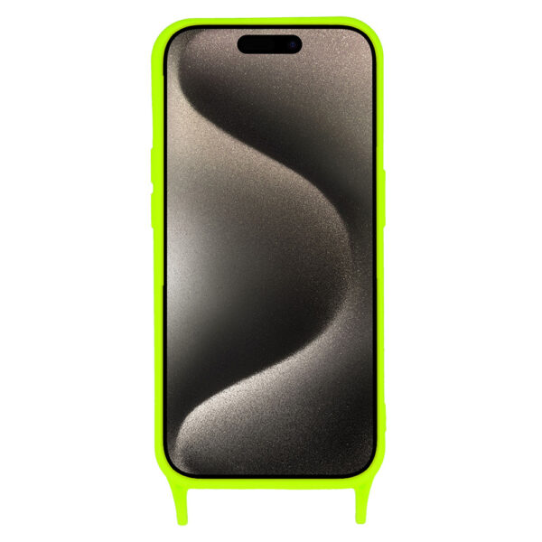 Strap Silicone Case do Iphone 11 wzór 2 limonka - obrazek 3