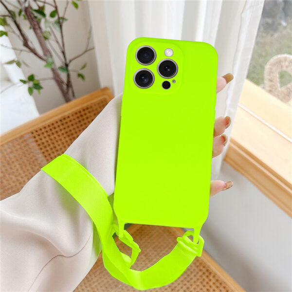 Strap Silicone Case do Iphone 11 wzór 2 limonka - obrazek 7