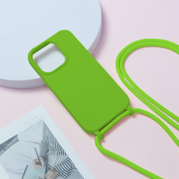 Strap Silicone Case do Iphone 11 wzór 1 zielony - obrazek 5