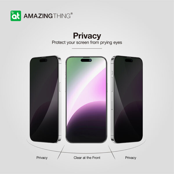 Amazing Thing Hartowane szkło Titan Privacy Glass IP156.1PRCFGLA do Iphone 15 - obrazek 9