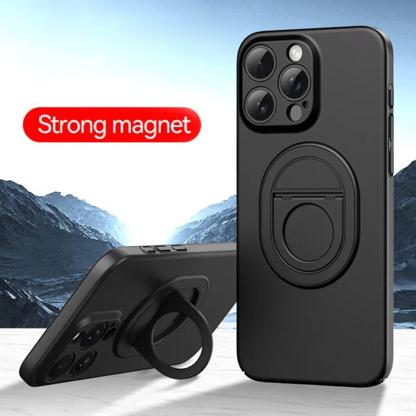 Tel Protect Magnetic Elipse Case do Iphone 14 Pro czarny - obrazek 10