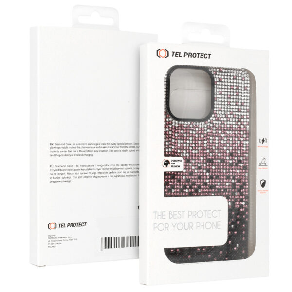 Tel Protect Diamond Case do Iphone 12 Pro Max bordowy - obrazek 8