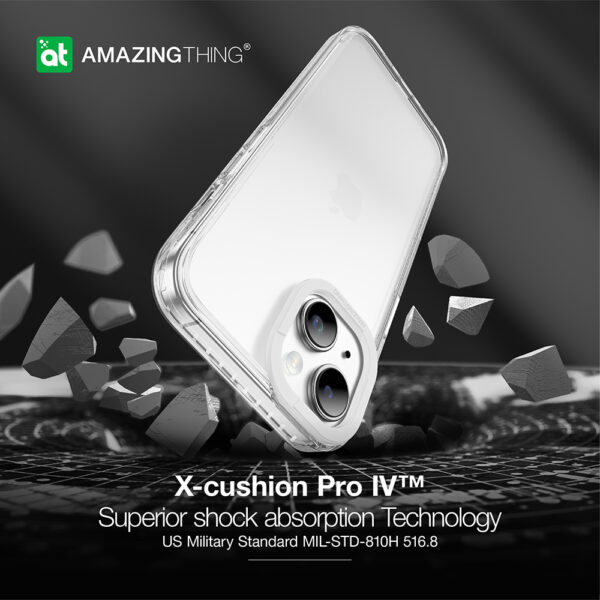 Amazing Thing Etui Titan Pro Case 10FT IP156.7TPCL do Iphone 15 Plus przezroczysty - obrazek 8