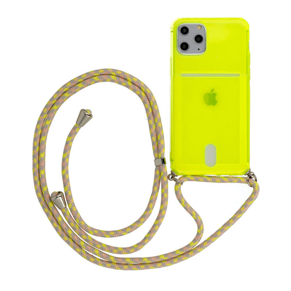 STRAP Fluo Case do Iphone 12 Mini Limonka - obrazek 3