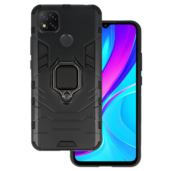 Ring Armor Case do Xiaomi Redmi 9C Czarny