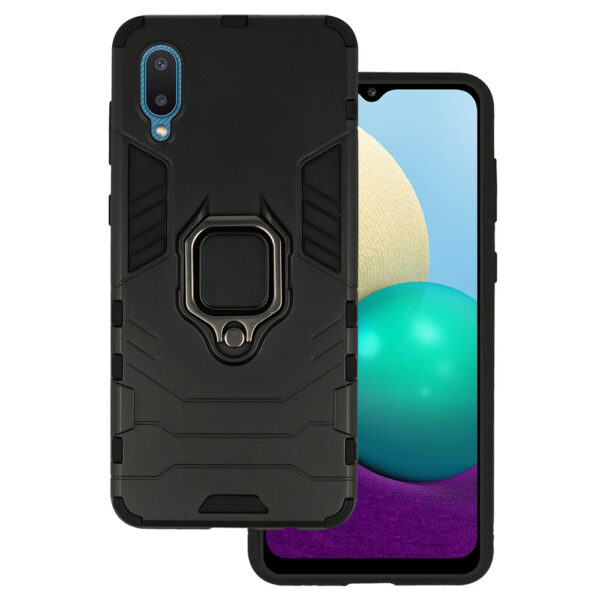 Ring Armor Case do Samsung Galaxy A02 Czarny