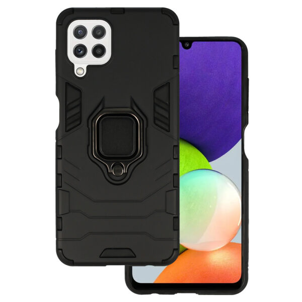 Ring Armor Case do Samsung Galaxy A22 4G/M22 4G Czarny