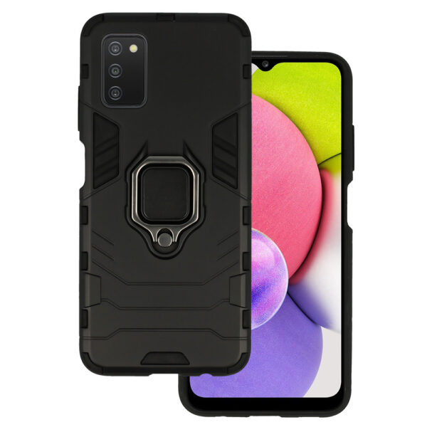 Ring Armor Case do Samsung Galaxy A03S Czarny