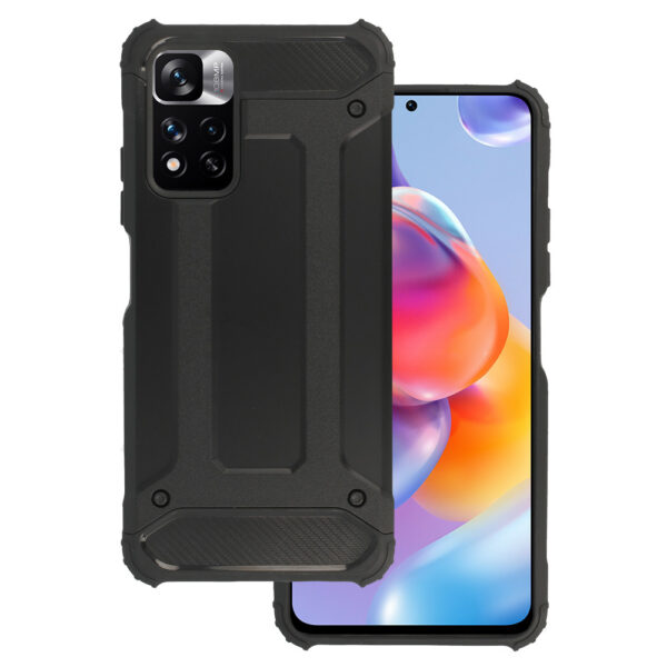 Armor Carbon Case do Xiaomi Redmi Note 11 5G/Note 11S 5G/Poco M4 Pro 5G Czarny