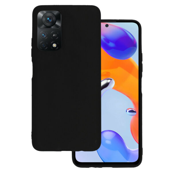 Back Case MATT do Xiaomi Redmi Note 11 5G/Poco M4 Pro 5G Czarny