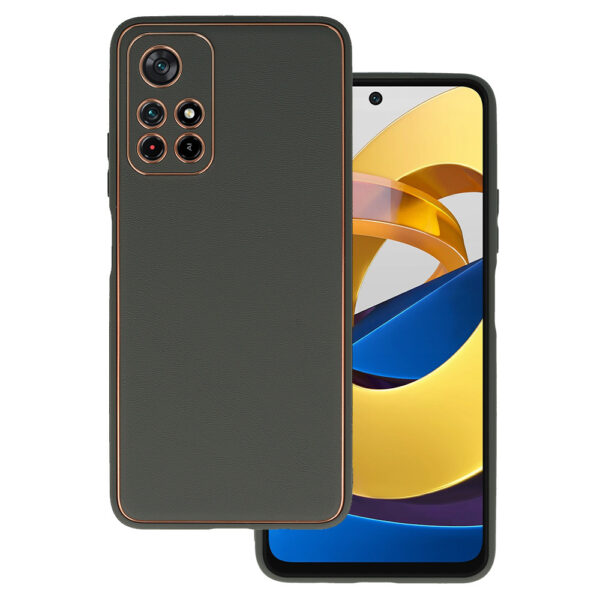 TEL PROTECT Luxury Case do Xiaomi Redmi Note 11 5G/Note 11S 5G/Poco M4 Pro 5G Grafitowy