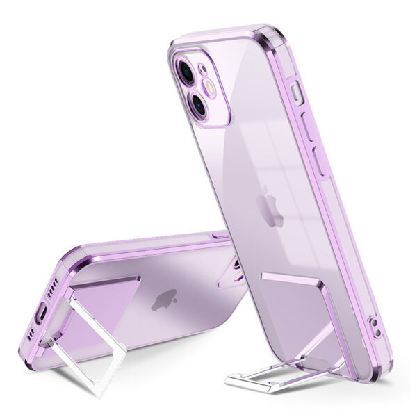 Tel Protect Kickstand Luxury Case do Iphone 12 Pro Max Fioletowy