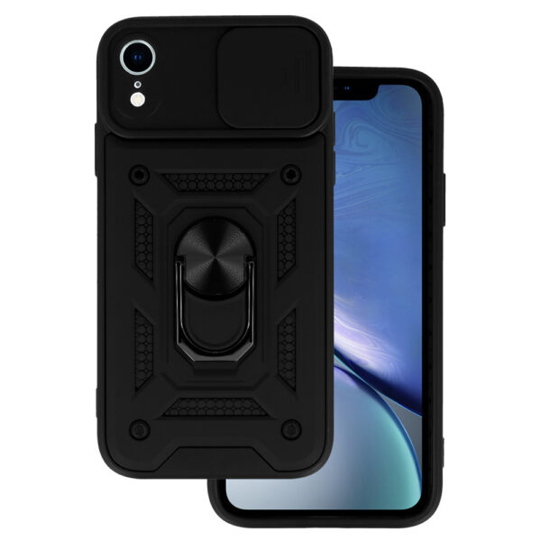 Slide Camera Armor Case do Iphone XR Czarny