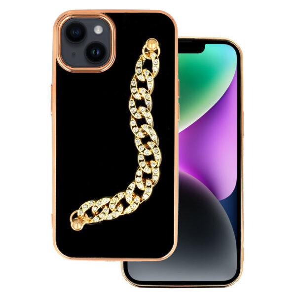 Trend Case do Iphone 14 Plus wzór 4 czarny