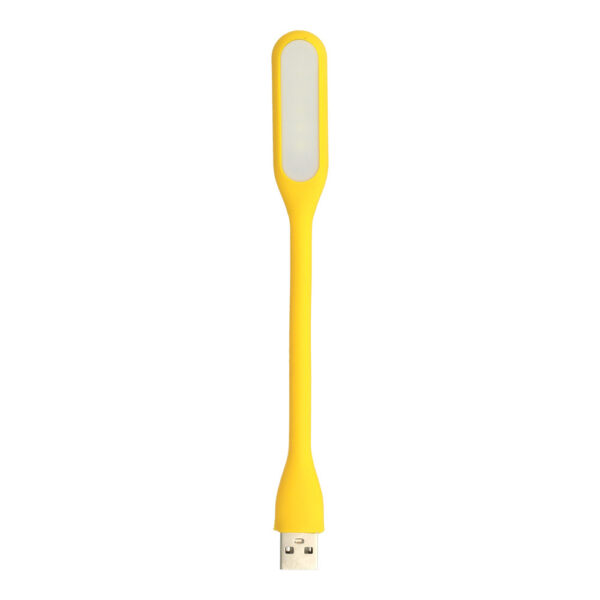 Lampka Mini LED Silikonowa USB Żółta