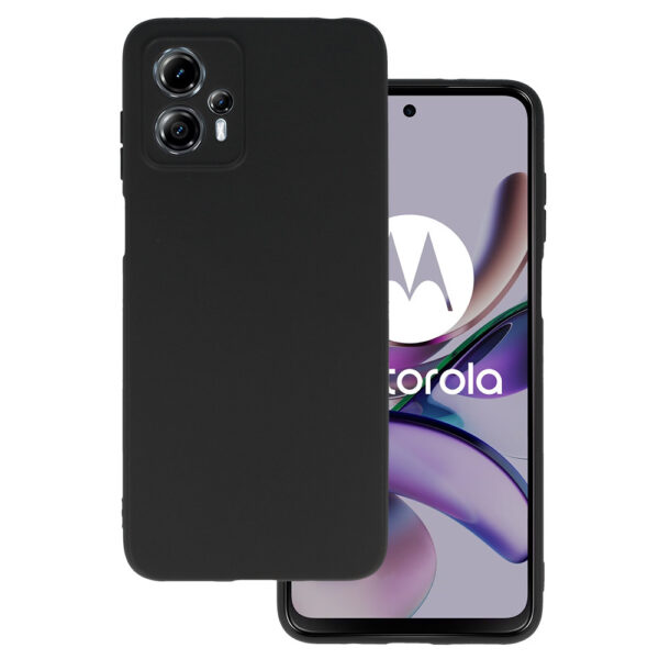 Back Case MATT do MOTOROLA MOTO G13/G23 Czarny