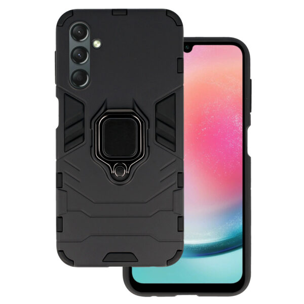 Ring Armor Case do Samsung Galaxy A24 4G Czarny