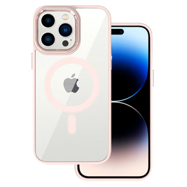 Tel Protect Magnetic Clear Case do Iphone 11 Łososiowy