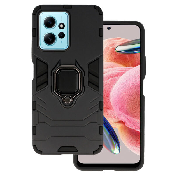 Ring Armor Case do Xiaomi Redmi Note 12 4G Czarny