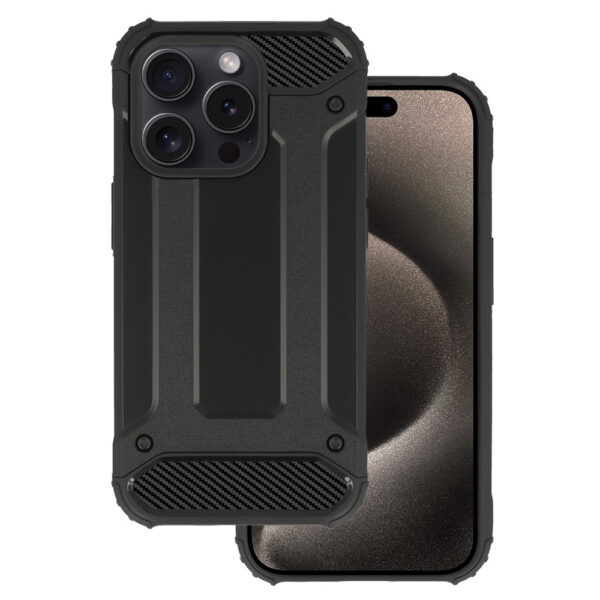 Armor Carbon Case do Iphone 15 Pro Max Czarny