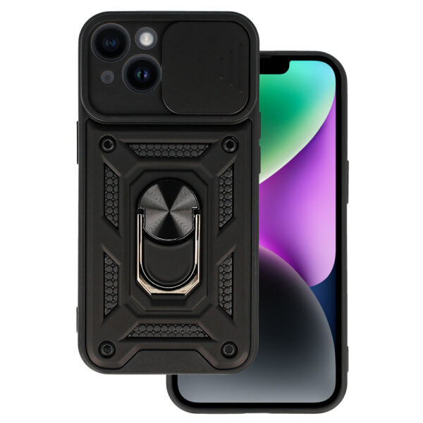 Slide Camera Armor Case do Iphone 15 Czarny