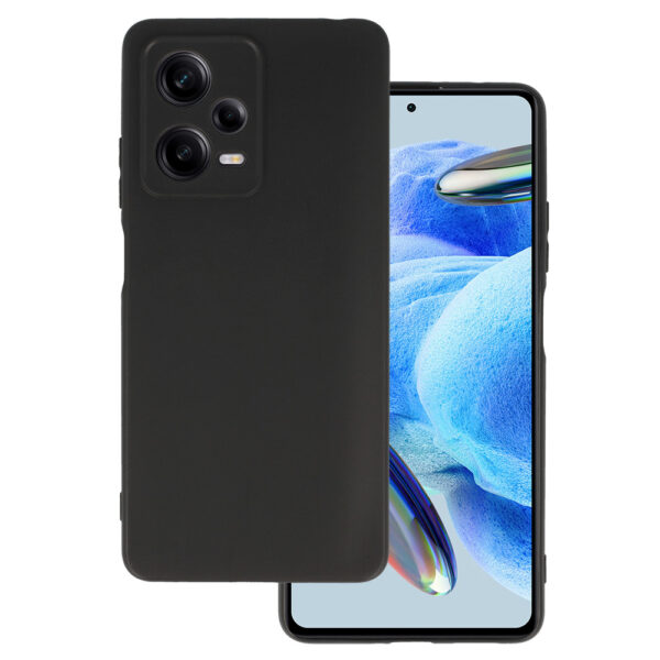 Back Case MATT do XIAOMI REDMI NOTE 12 PRO 5G Czarny