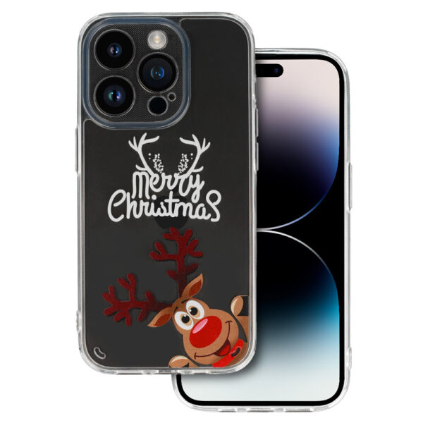 TEL PROTECT Christmas Case do Iphone 13 Pro Max Wzór 1 Clear