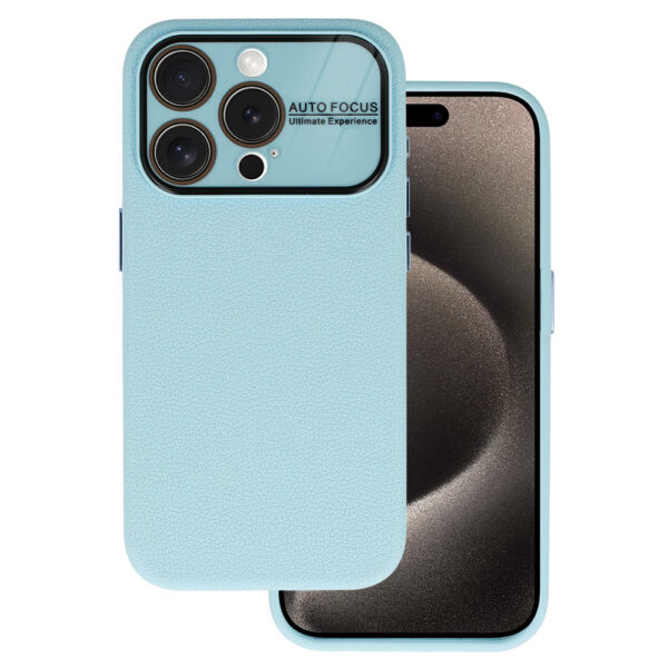 Tel Protect Lichi Soft Case do Iphone 15 Plus jasnoniebieski