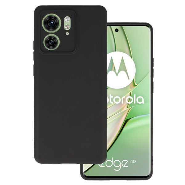 Back Case MATT do MOTOROLA EDGE 40 5G Czarny