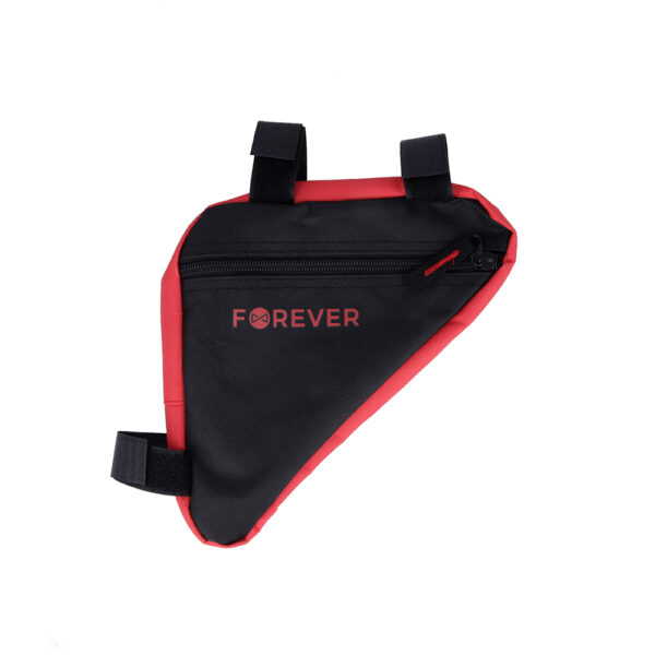 Torba rowerowa pod ramę FB-100 Forever Outdoor czarno-czerwona