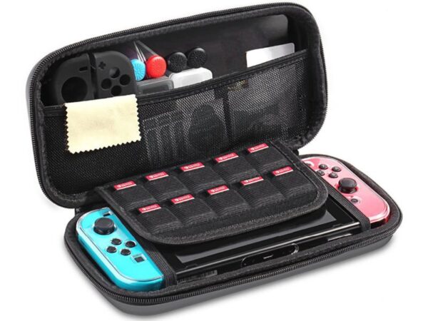 Etui Alogy Tough Pouch na Nintendo Switch/ Switch OLED czarne - obrazek 8