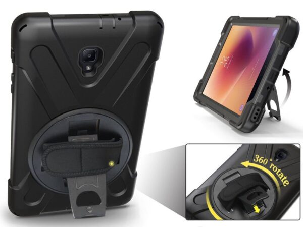 Etui Alogy Pirate Armor do Samsung Galaxy Tab A 8.0 T380/T385 z rzepem - obrazek 4